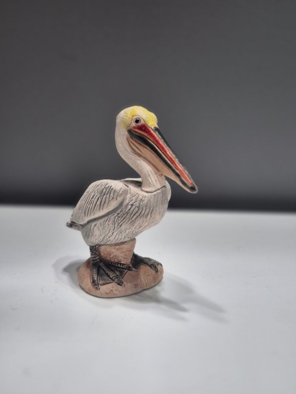 Hand Painted Ceramic resin Pelican 3inch - Picture 3 of 11